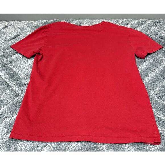 Polo Ralph Lauren Shirt Mens Small Red Navy Pony Logo Tagless Short Sleeve - Picture 2 of 5